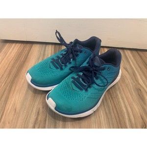 Hoka One One Hupana Sneakers Blue Teal Womens 6.5